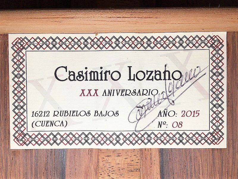 Casimiro Lozano【カシミロ・ロサーノ】 Double Top 30th Anniversary Model 2015(USED)