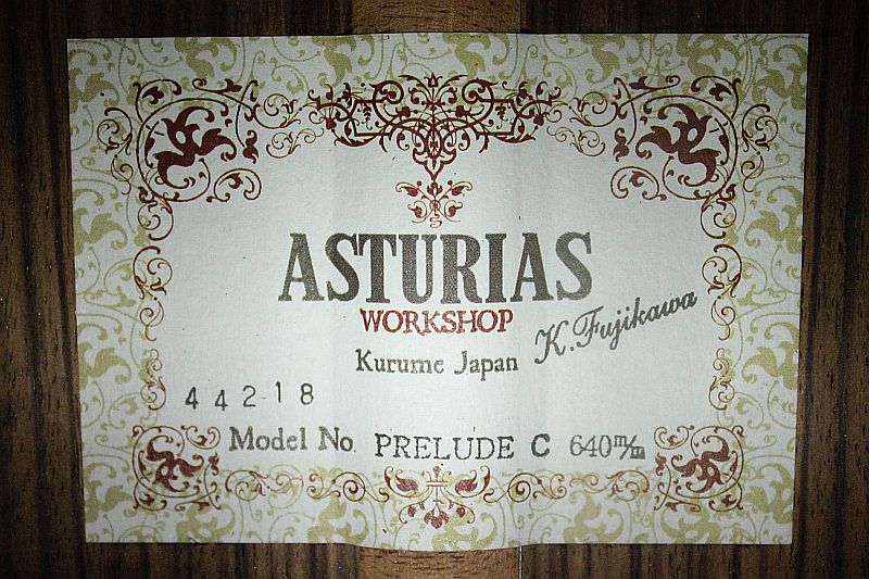 ASTURIAS  PRELUDE / C(640)