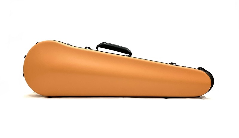 【Violin Case】Carbon Mac（カーボンマック）CFV-2S サテンパールオレンジ
